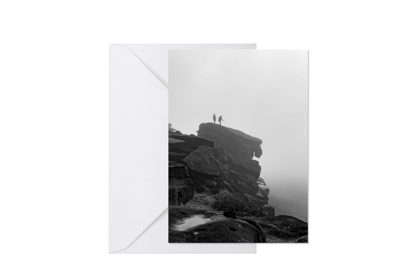 Burbage Climbers - Blank Greetings Card