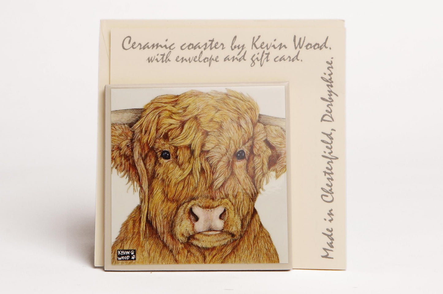 Highland Cattle Coaster - Kevin Wood