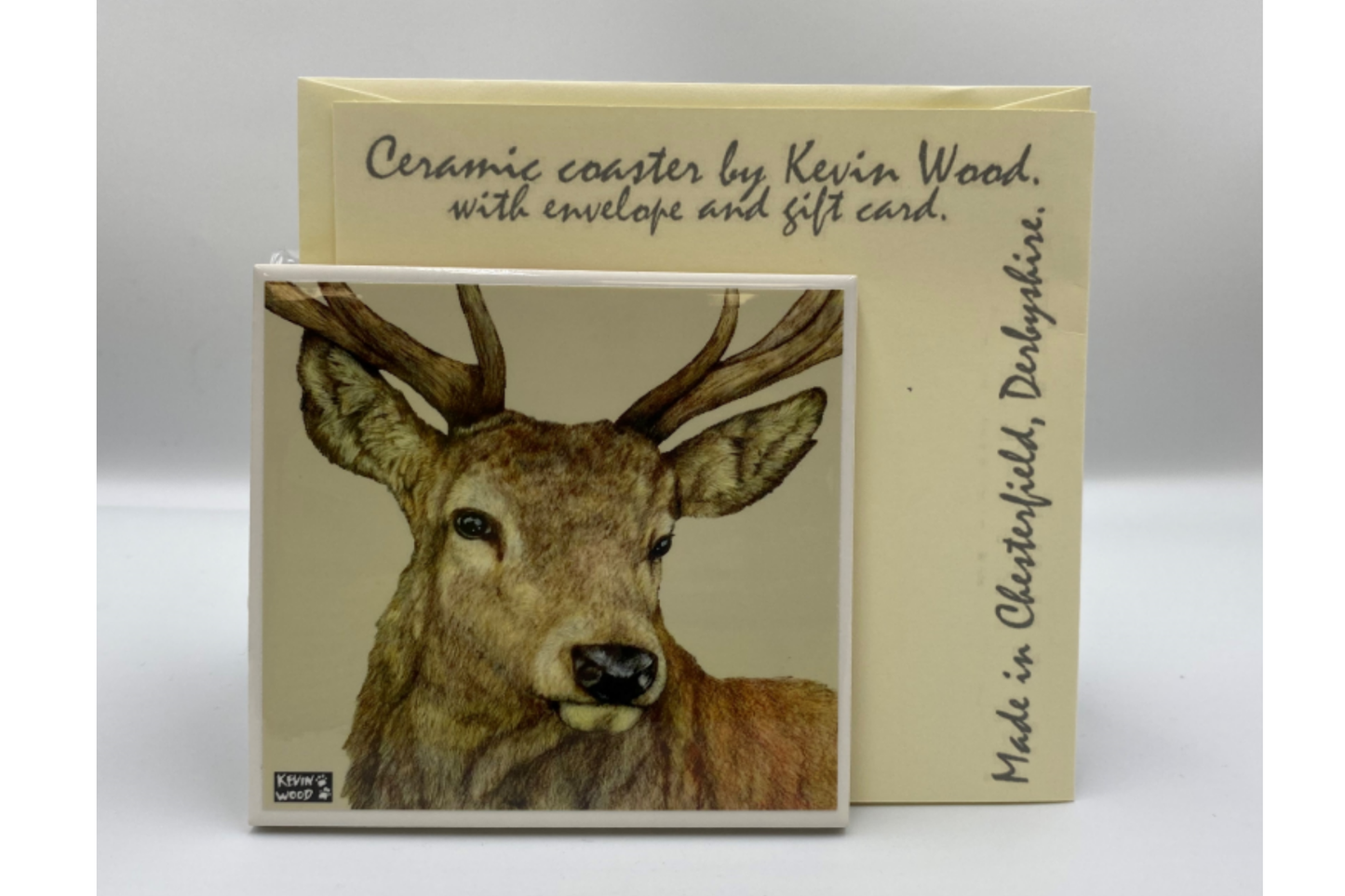 Young Stag Coaster - Kevin Wood