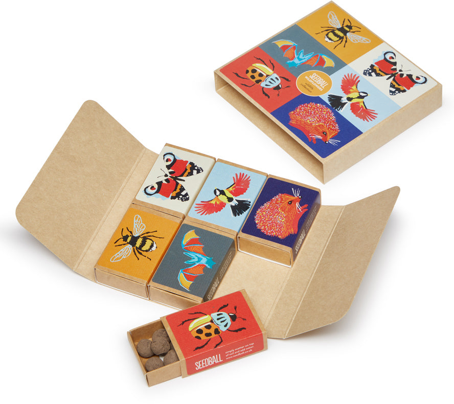 Seedball Wildlife Collection Matchboxes